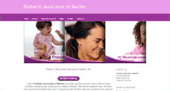 Desktop Screenshot of pediatricassociatesofmalden.com